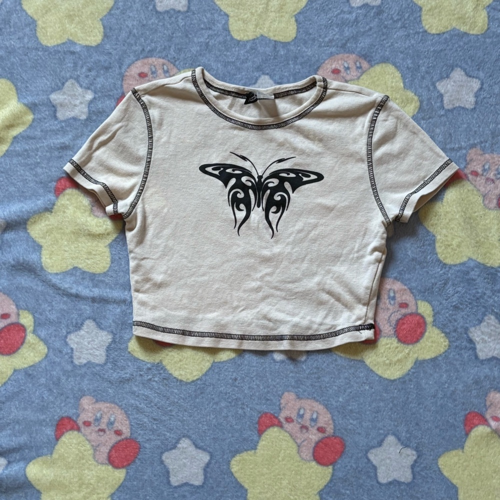 cybersigilism
 Women’s Cream and Black Graphic Tee